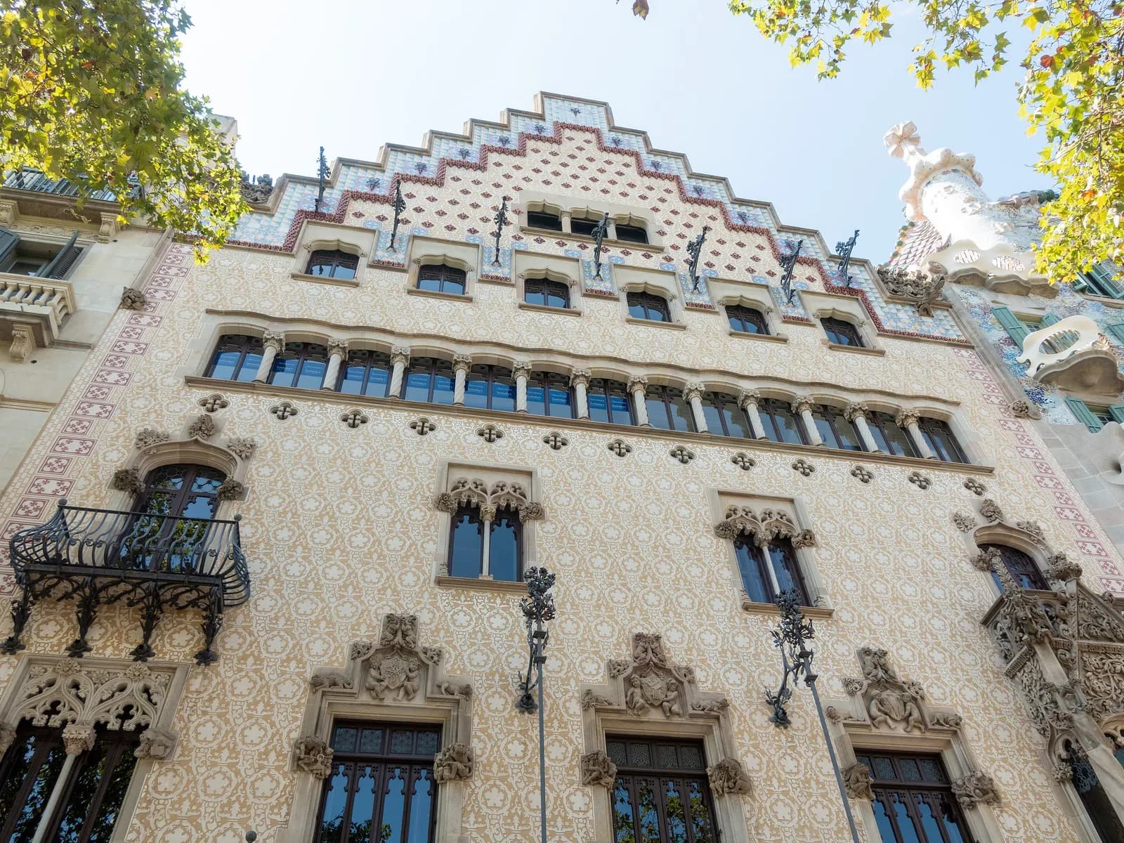 Casa Amatller facade on Passeig de Gràcia
