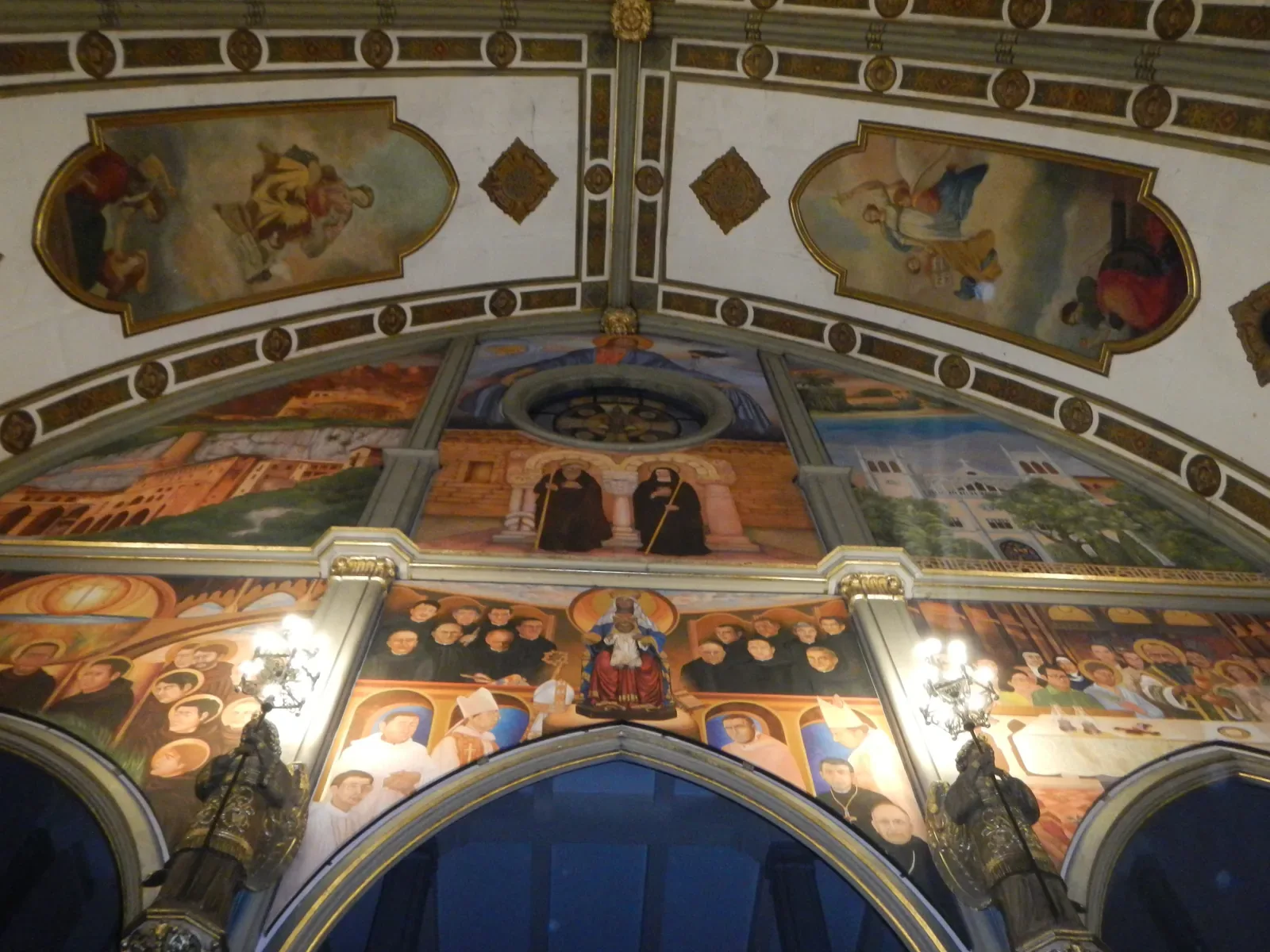 Interior of the Benedictine monastery of Montserrat