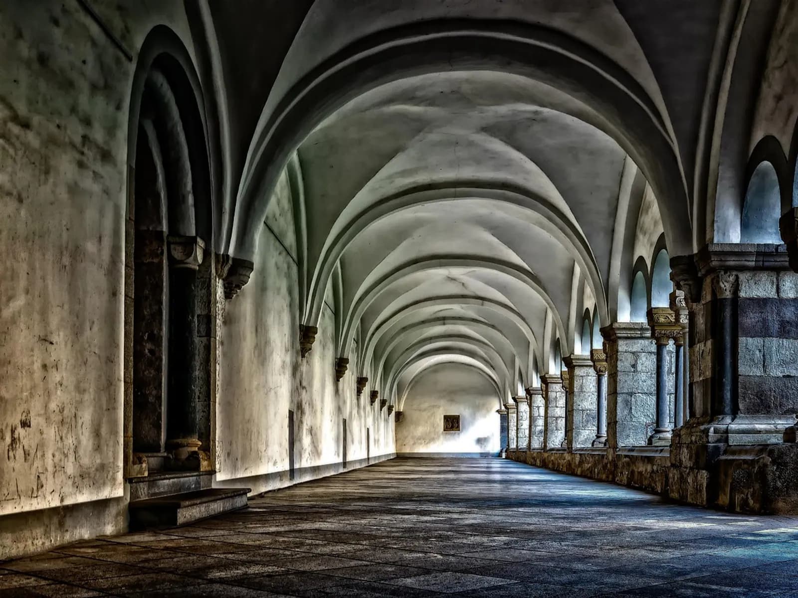 Cloister of Montserrat monastery