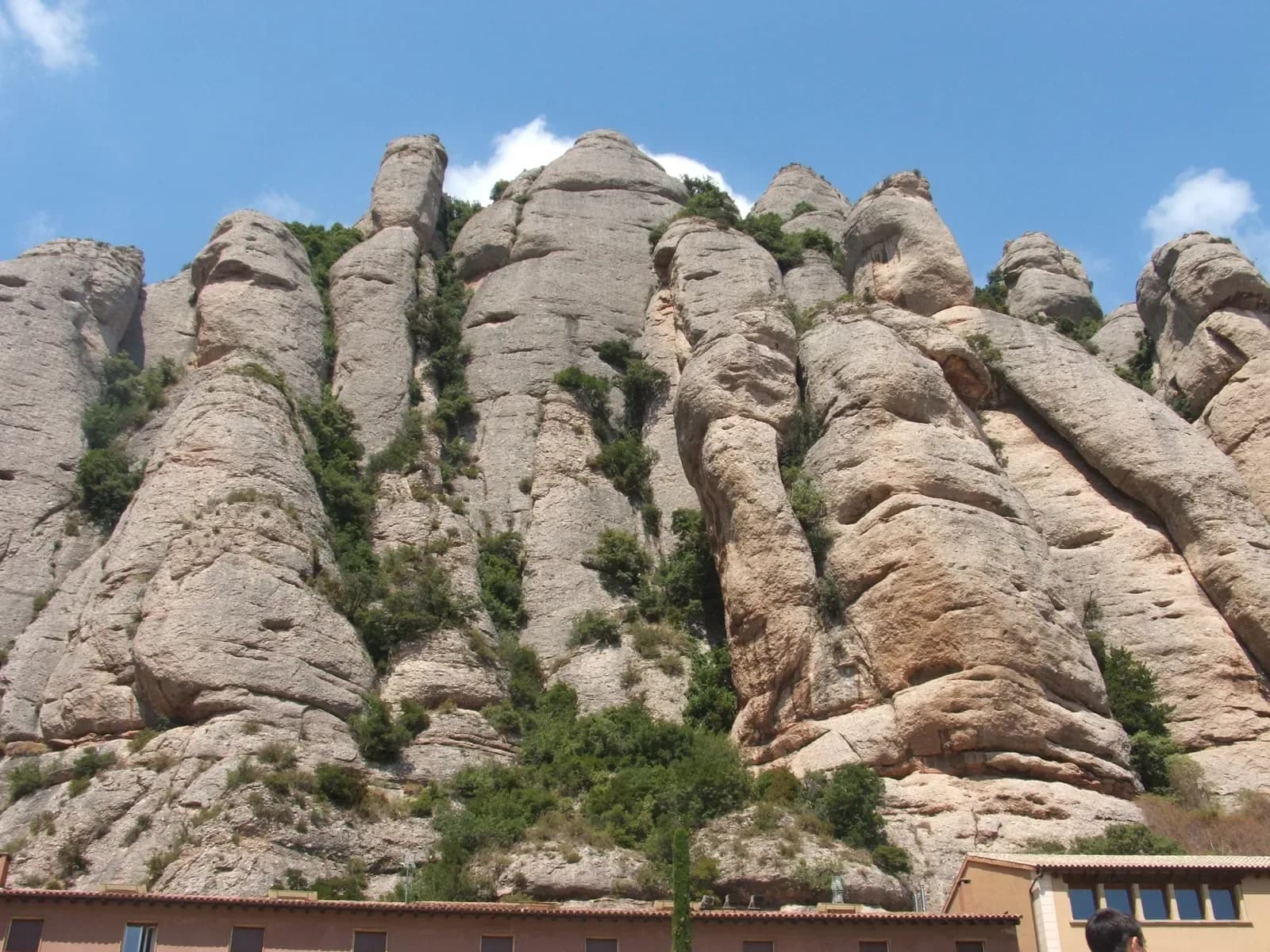 Montserrat's rock formations and Benedictine monastery