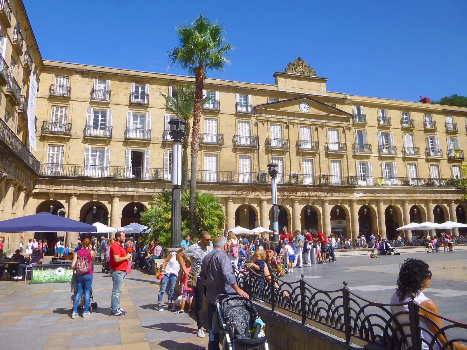 Plaza Nueva, en el Casco Viejo de Bilbao