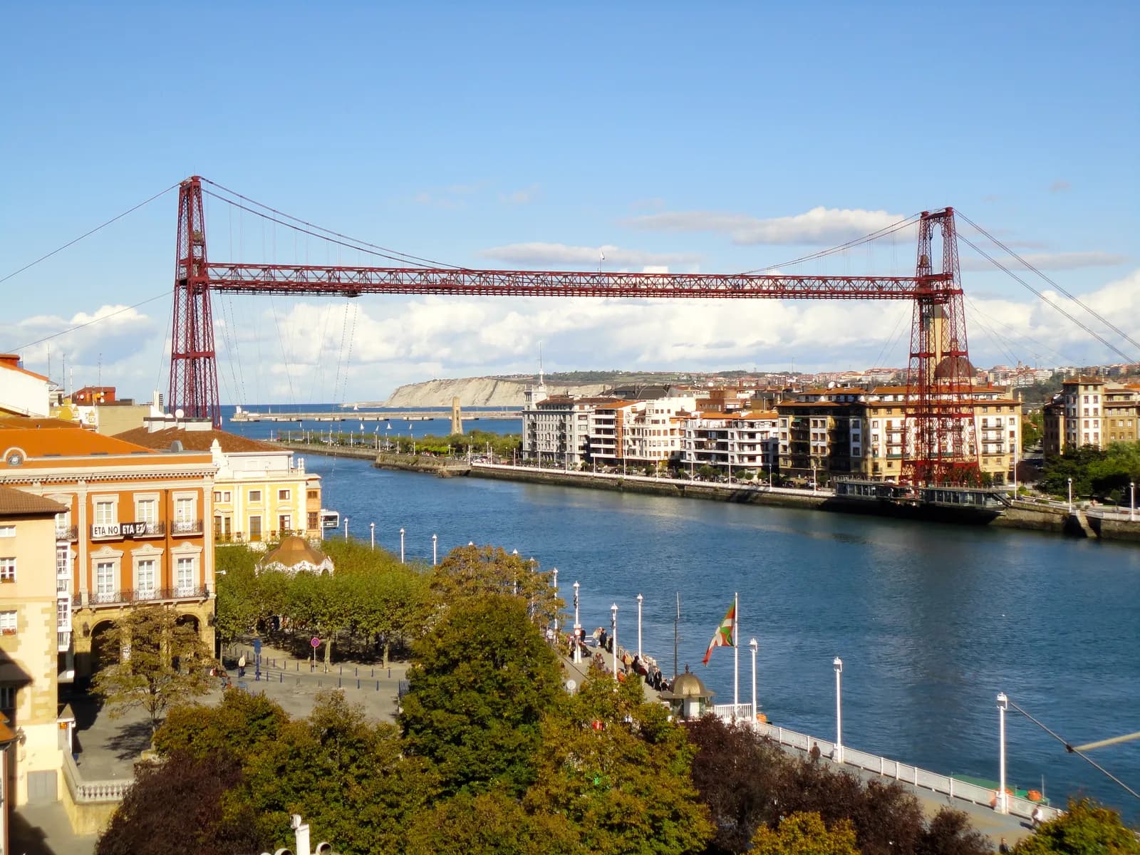 Bizkaia Bridge between Getxo and Portugalete