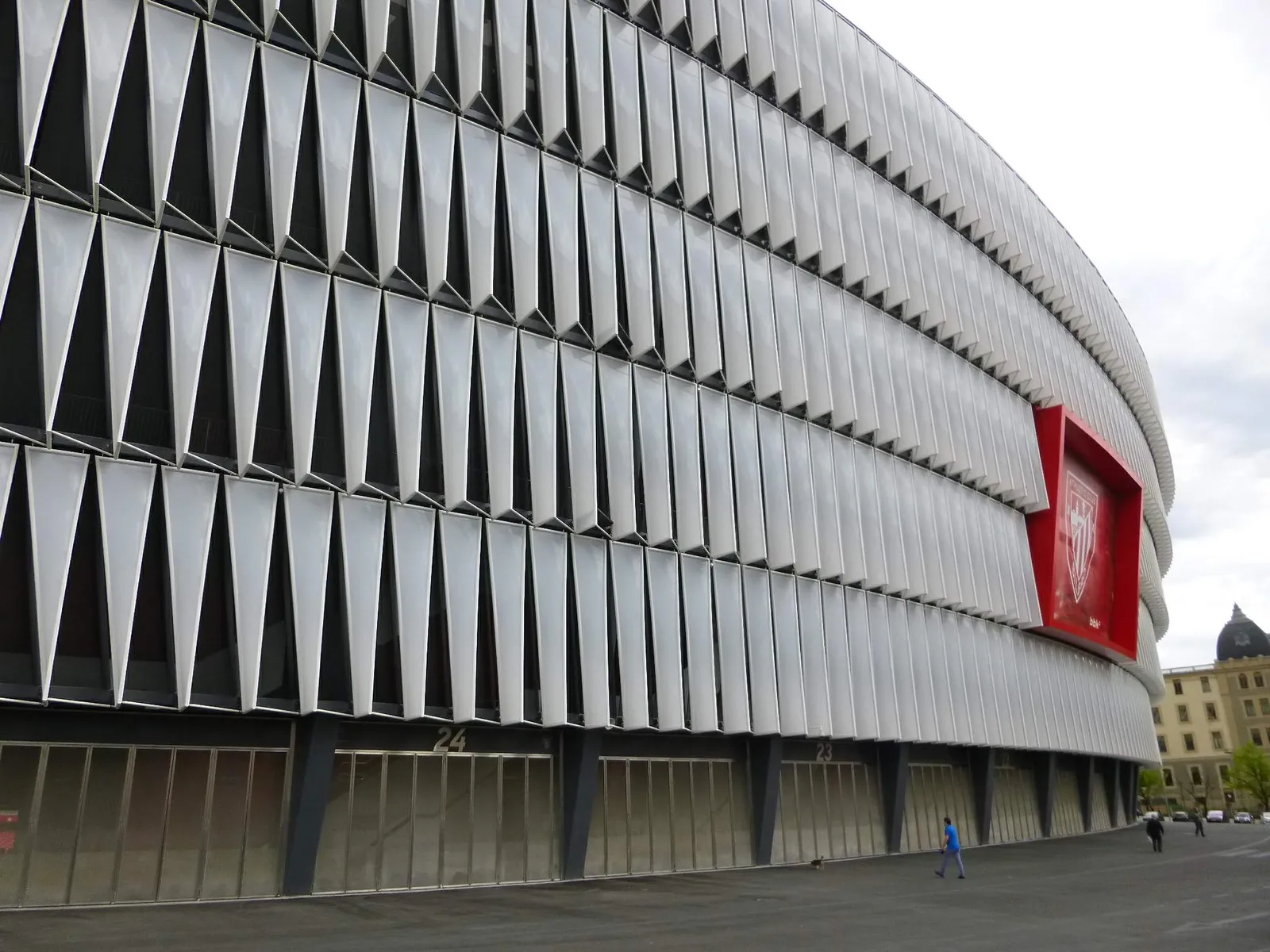 Fachada del estadio de San Mamés en Bilbao