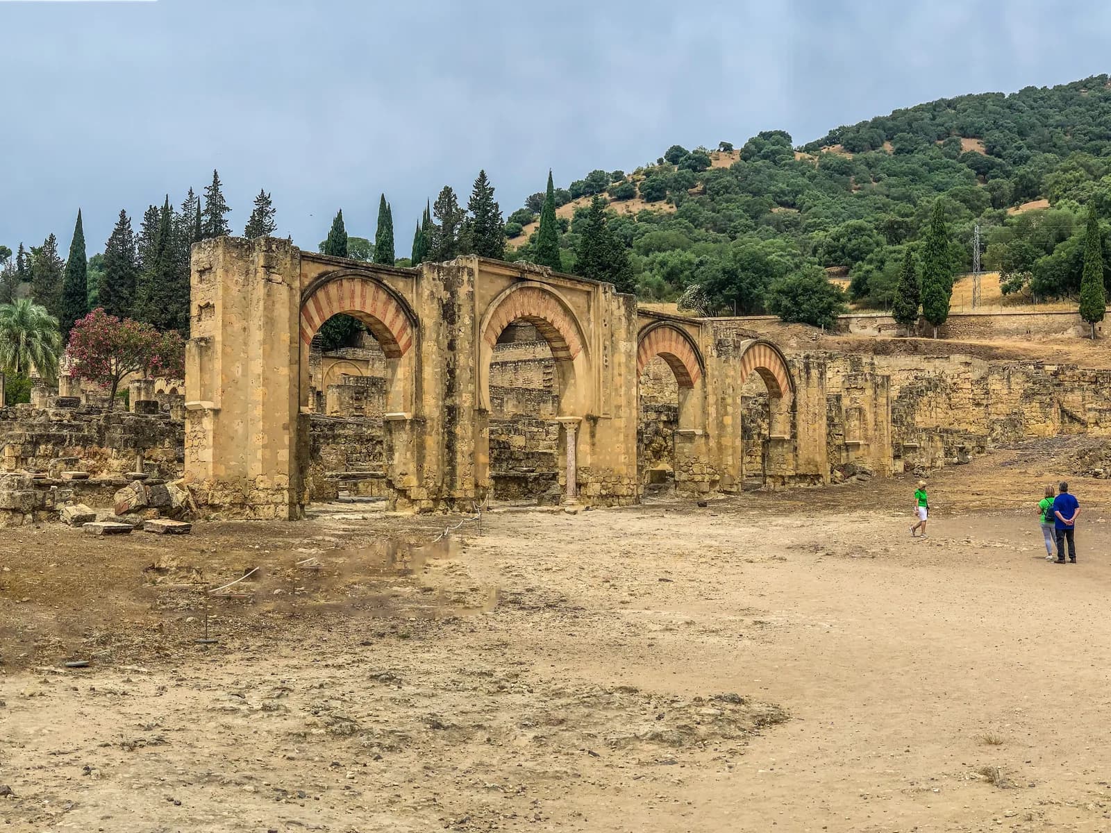Ruins of the caliphal palace of Medina Azahara