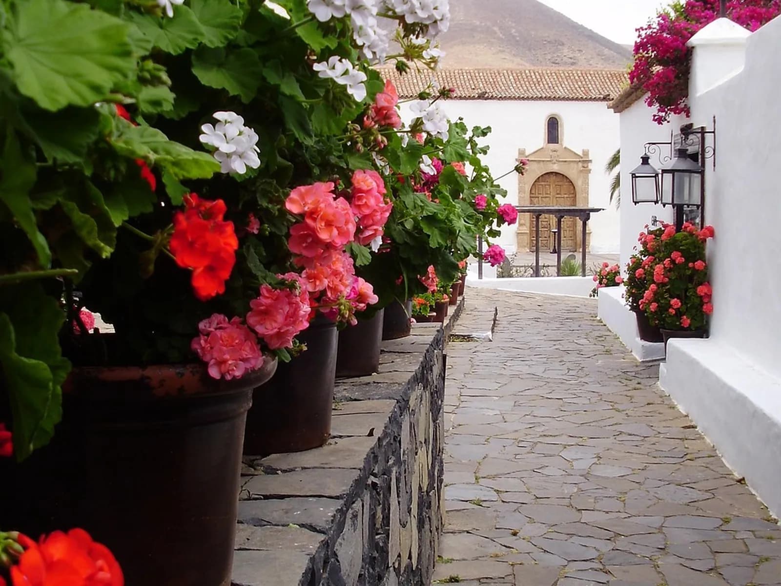 The village of Betancuria, Fuerteventura's old capital