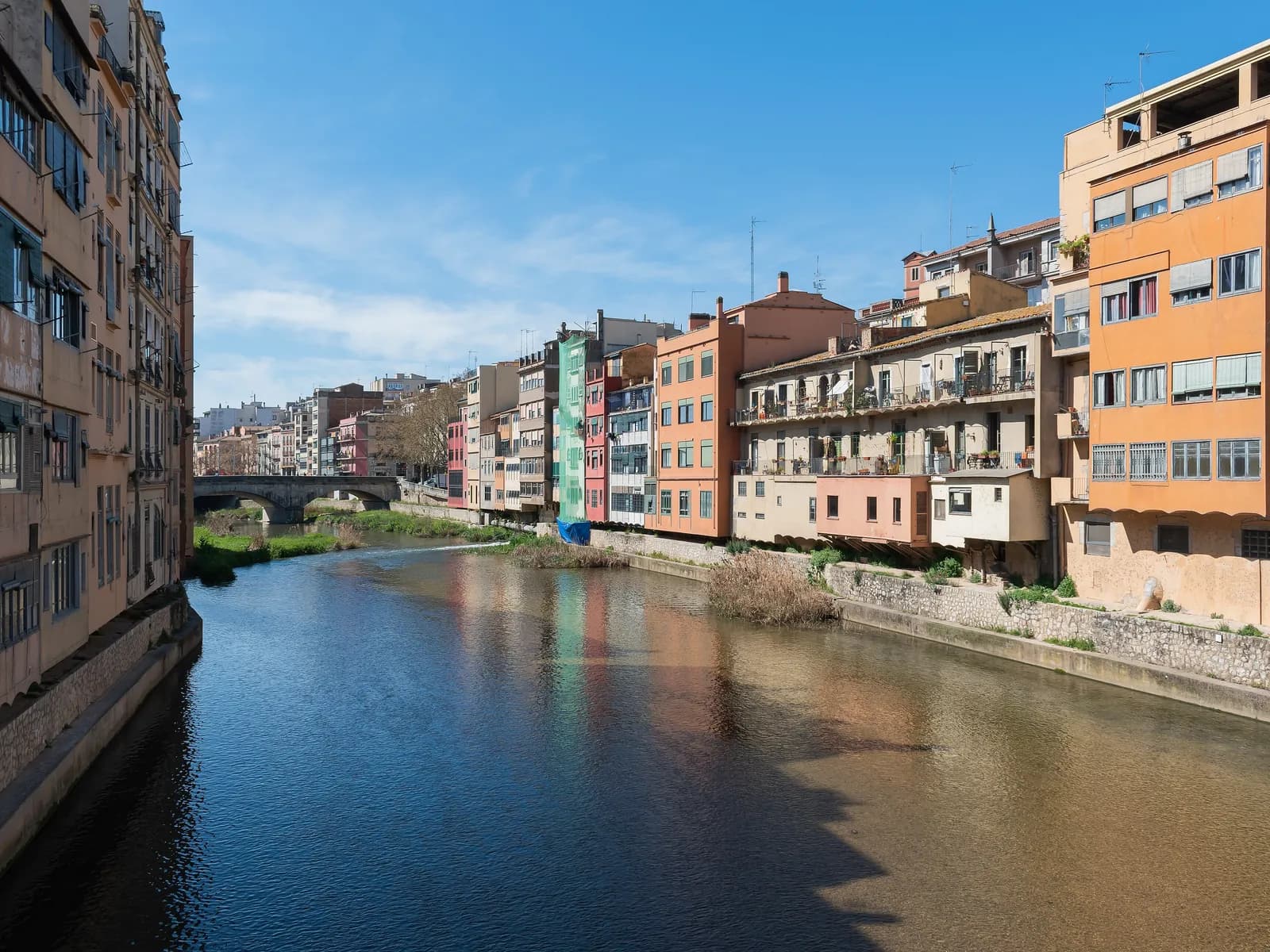 El río Onyar a su paso por Girona