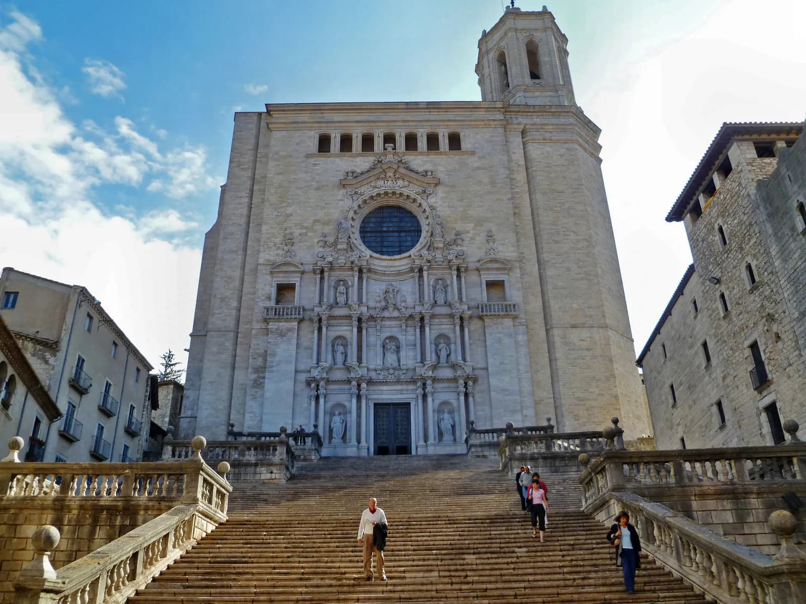 Escalinata de la catedral de Girona, escenario del Gran Septo de Baelor
