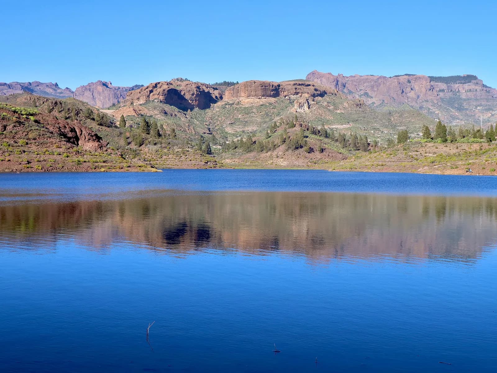 Presa de Chira en el Parque Rural del Nublo