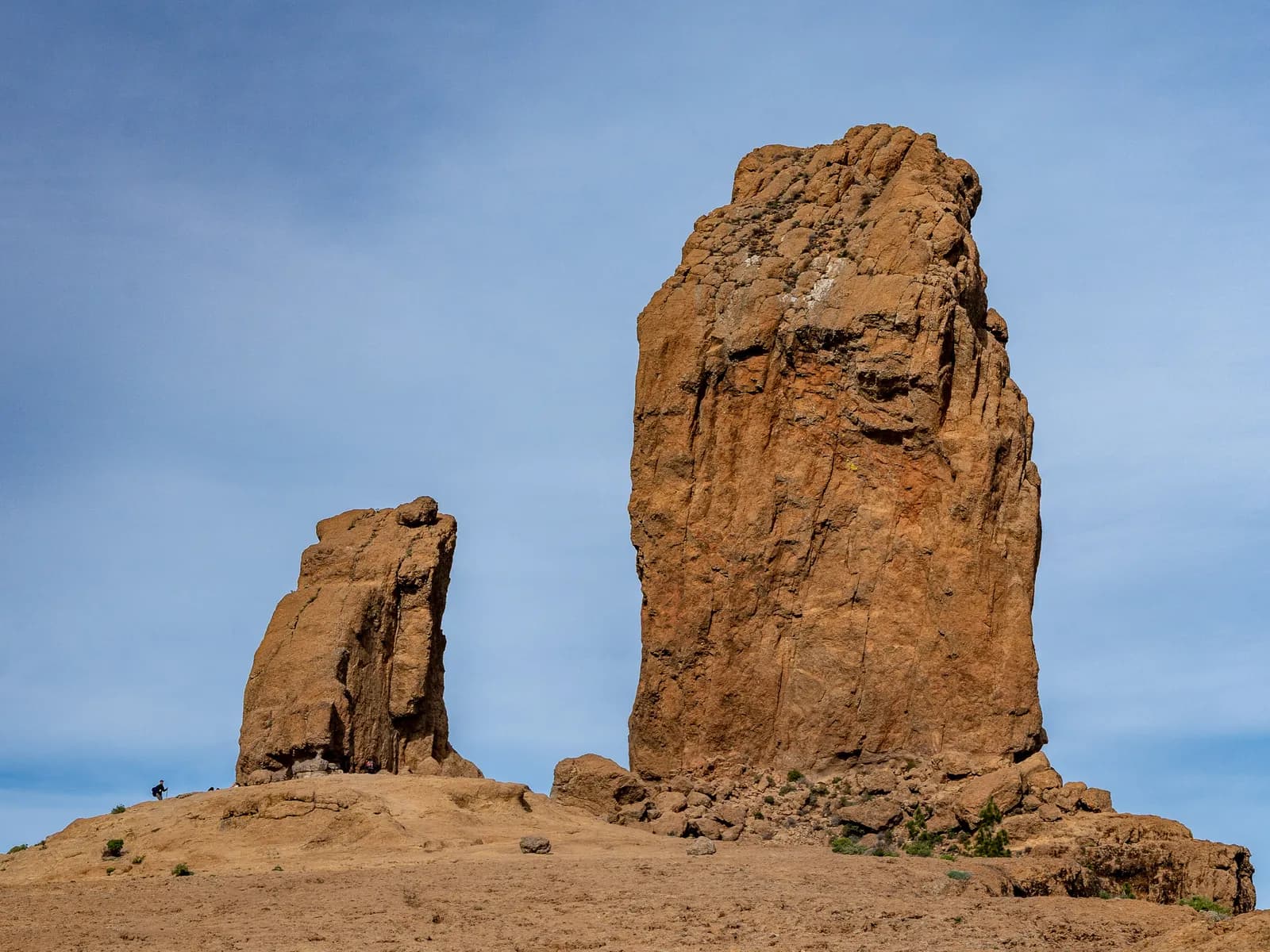 El Roque Nublo, monolito de 80 metros en las cumbres de Gran Canaria