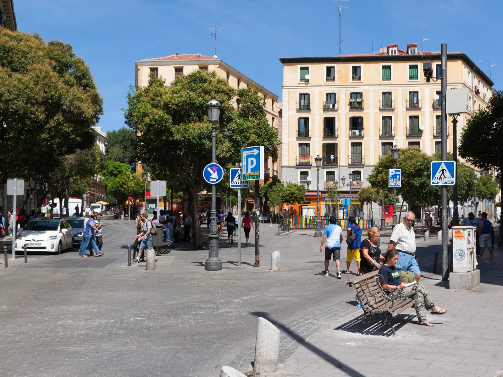 Plaza de Lavapiés, en el corazón de la antigua judería de Madrid