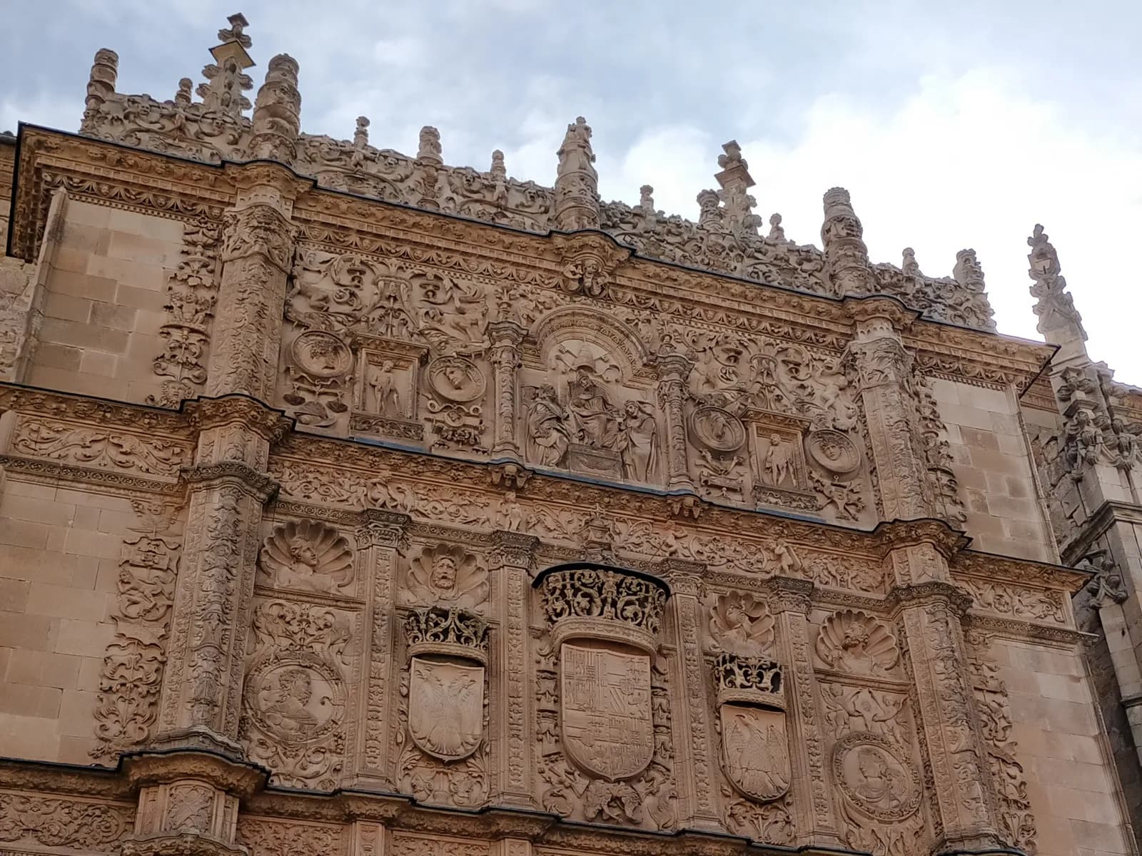 Detail of the University façade