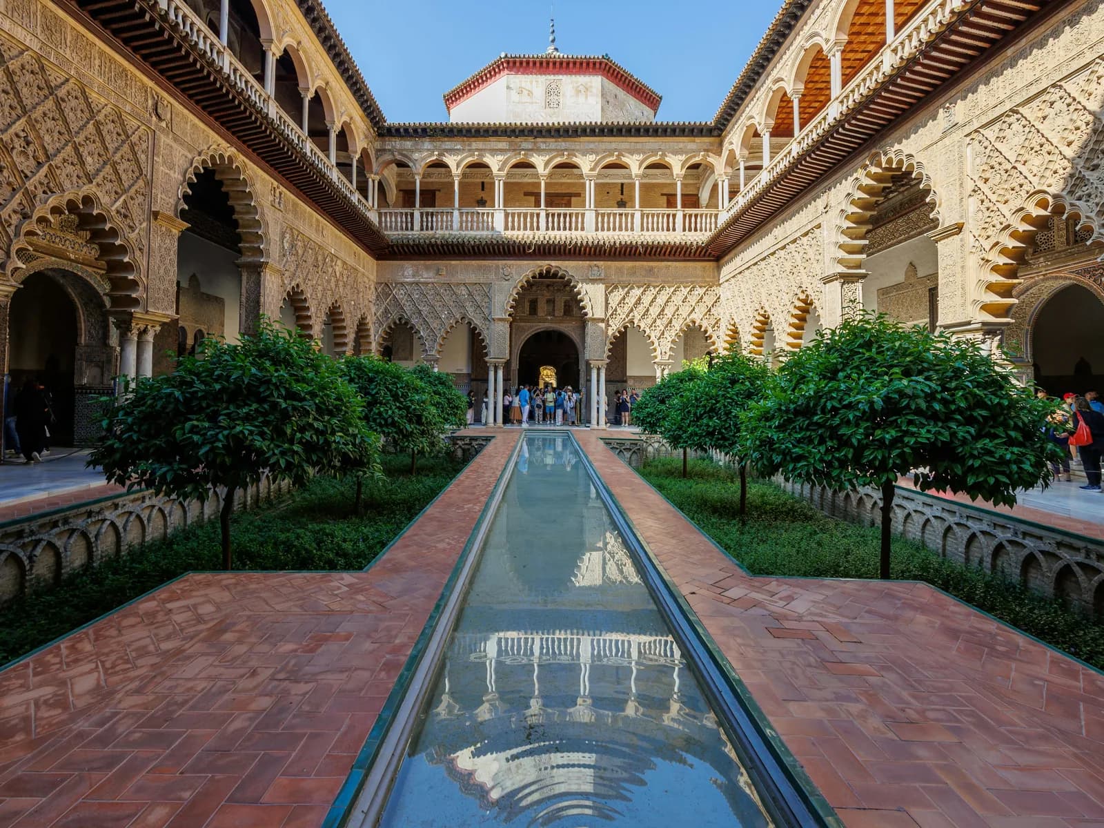 Patio de las Doncellas, en el Real Alcázar de Sevilla