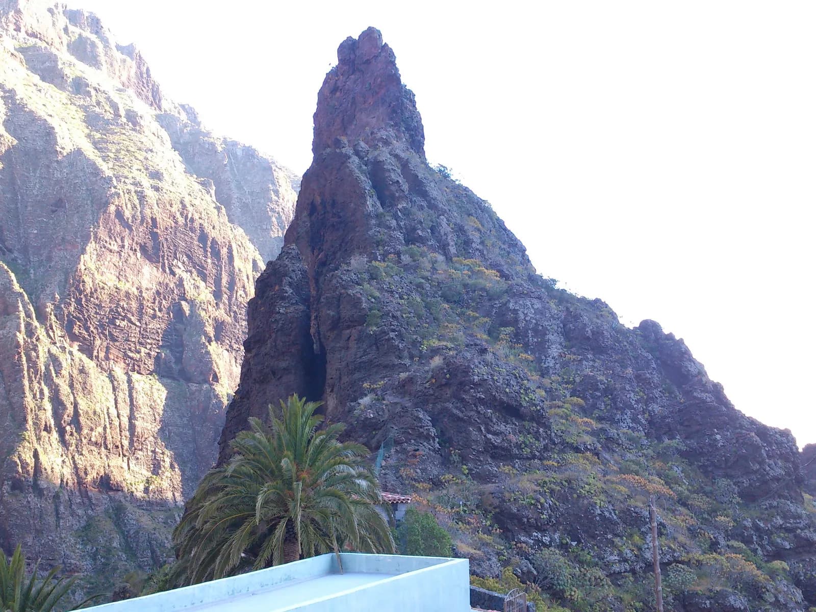The walls of the Masca gorge