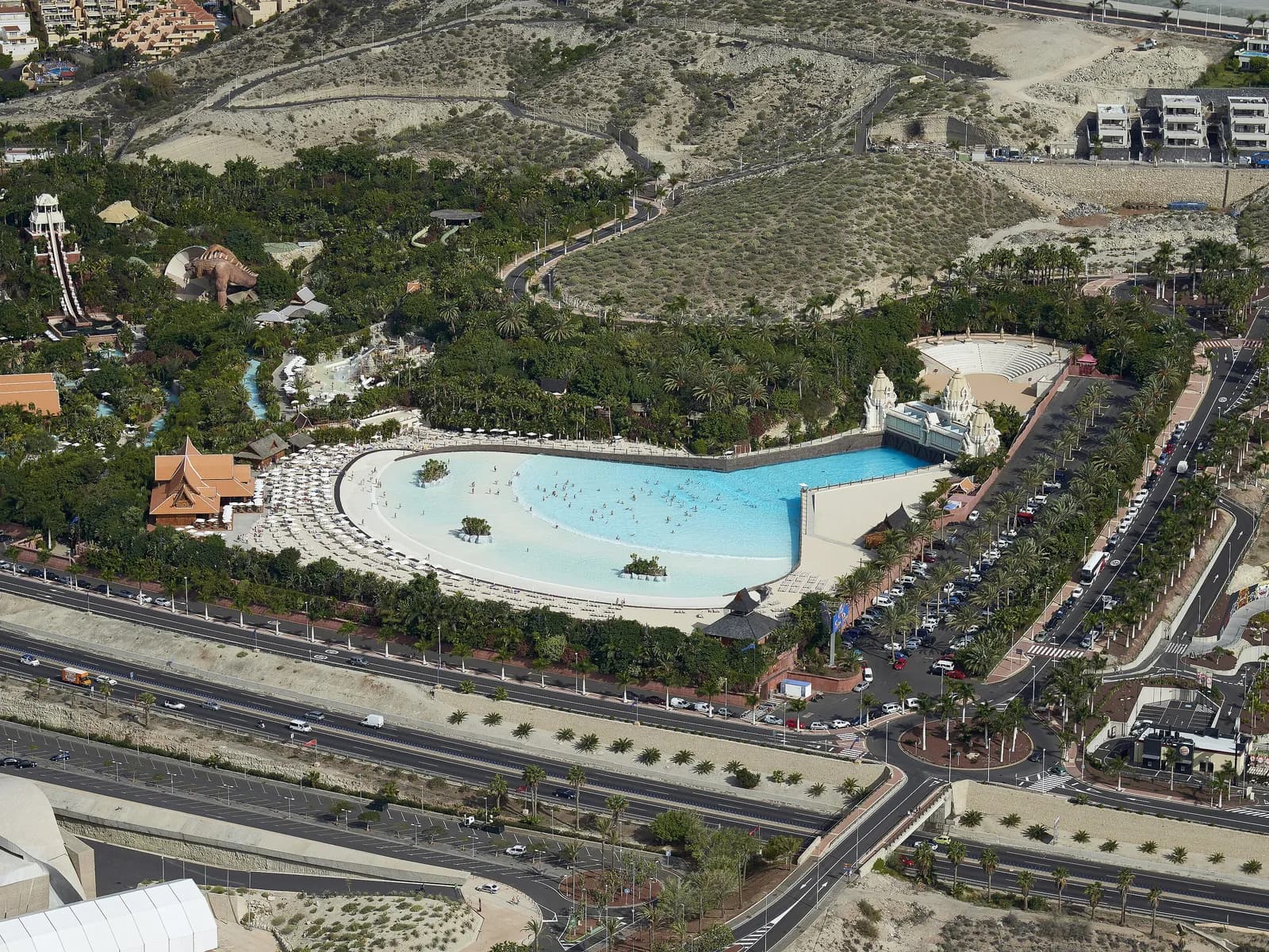 Vista aérea de Siam Park