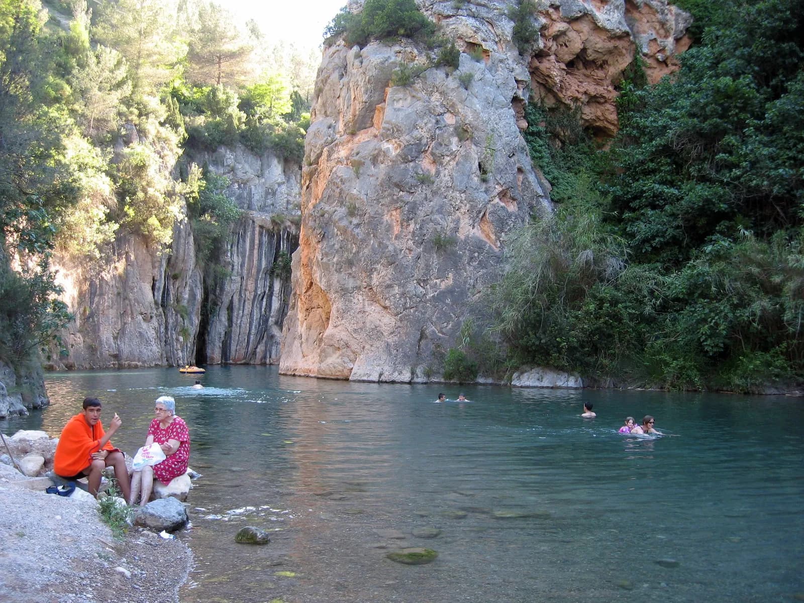 Poza de la Fuente de los Baños en Montanejos