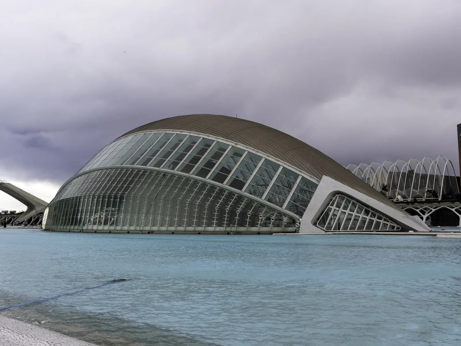 The Hemisfèric at the City of Arts and Sciences in Valencia
