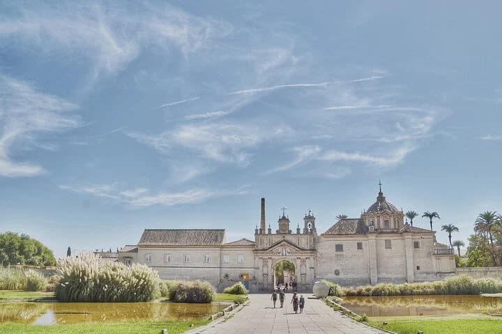 Seville's Cartuja Monastery seen from its gardens