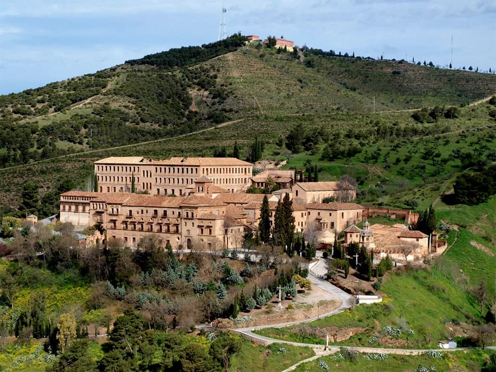 The Sacromonte Abbey on the hillside
